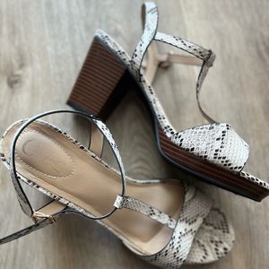 Snake Open Toed Wedge